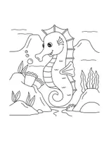 Aperçu - Jeux - Animaux Marins - Livre de coloriages +60 illustrations - Page 2
