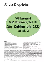 Vorschau - Arbeitsblätter - Zahlen bis 50, aus: DaZ Basiskurs Teil 3, Zahlen bis 100 - Deckblatt