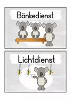 Vorschau - Bildkarten - Klassendienste | Koalaklasse - Seite 2