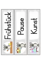 Vorschau - Bildkarten - Tagestransparenz | Koalaklasse | Bildkarten - Seite 2