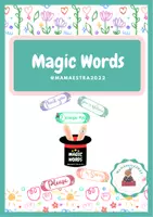 Vista previa - Decoración del aula - MAGIC WORDS FOR PRESCHOOL STUDENTS - Portada