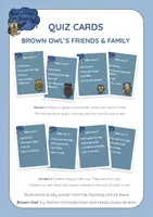 Aperçu - Jeux - Brown Owl - QUIZ CARDS - Page de couverture