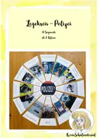 Vorschau - Stationenlernen - Legekreis - Polizei (ab 2. Klasse) - Deckblatt