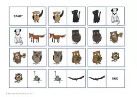 anteprima - Materiale per pittura e bricolage - Brown Owl - DOMINOES - Pagina 2
