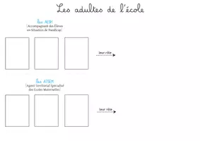 Aperçu - Feuilles d'exercices - EMC - Les adultes de l'école - Cycle 2 et 3 - Page 2