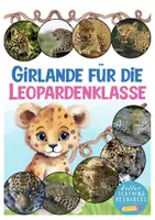 Vorschau - Mal- und Bastelvorlagen - Leopardenklasse Girlande Schulanfang Klassentier Leopard - Deckblatt