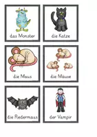 Vorschau - Stationenlernen - Interaktiver Lerntrainer: Halloween - Seite 1