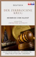 Vorschau - Stundenentwürfe - 12. Auftritt - Heinrich von Kleist - Der zerbrochne Krug - Unterrichtsmaterial - Didaktische Analyse, Sachanalyse, Arbeitsblätter und Lösungen - Deckblatt