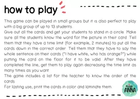 anteprima - Materiale di supporto/inclusione - Colors I HAVE... WHO HAS? - Pagina 2