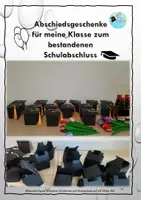 Vorschau - Anderer Materialtyp - Abschiedsgeschenke: Doktorhüte mit Süßigkeiten - Deckblatt