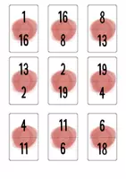 Vorschau - Arbeitsblätter - Yo tengo quién tiene - Zahlen - Números - 1-20 - Seite 2