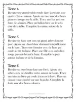 Aperçu - Jeux - Compréhension orale - 24 textes à illustrer - Page 1