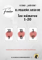 Vorschau - Arbeitsblätter - Yo tengo quién tiene - Zahlen - Números - 1-20 - Deckblatt