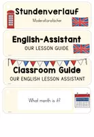 Vorschau - Merkblätter - Englisch: Moderation/ Moderationsfächer für den Stundenverlauf/ English Assistent (Kl.3/4) - Seite 3