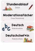 Vorschau - Merkblätter - Deutsch: Moderation/ Moderationsfächer für den Stundenverlauf (Kl.1-4) - Seite 3