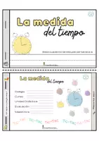 Vista previa - Tarjetas / Manipulativos - “El reloj, da la hora” mini libro - página 1