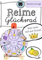Vorschau - Spiele - Reime-Glücksrad | Reimen im Anfangsunterricht - Deckblatt