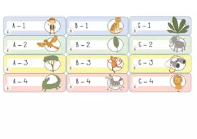 Aperçu - Apprentissages en autonomie - Gratuit! 21 activités Safari pour petits explorateurs🐊🦒🦓 - Page 1