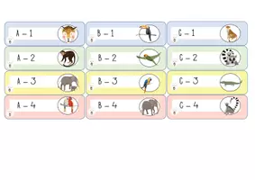 Aperçu - Apprentissages en autonomie - Gratuit! 21 activités Safari pour petits explorateurs🐊🦒🦓 - Page 2