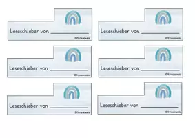 Vorschau - Fördermaterial/Inklusion - Leseschieber boho rainbow für den Anfangsunterricht - Seite 3