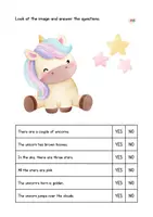 Vista previa - Hojas de trabajo - Reading comprehension 4. Unicorns - página 3