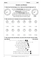 Vorschau - Arbeitsblätter - Rund um die Uhr, Kl. 1/2 - Seite 3