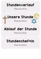 Vorschau - Merkblätter - Religion: Moderation/ Moderationsfächer für den Stundenverlauf (auch für Ethik & Philosophie!) - Seite 2