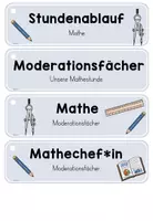 Vorschau - Merkblätter - Mathe: Moderation/ Moderationsfächer für den Stundenverlauf (Kl.1-4) - Seite 3