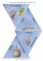Vorschau - Spiele - Trimino Im Haus der Hexe (Lernspiel für die Kl. 1 und 2) - Seite 1