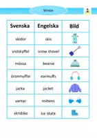 förhandsvisning - Engelska Winter Materialpaket 6 i 1 - sida 3