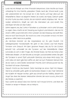 Vorschau - Arbeitsblätter - Hygiene in der Schulküche - Deckblatt