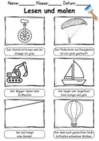 Vorschau - Arbeitsblätter - Materialpaket Schneiden Fahrzeuge - Feinmotorik - Wortschatz - Seite 3