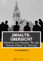 Vorschau - Arbeitsblätter - Inhaltsübersicht zu " Bis die Sterne zittern" (J. Herwig) - Deckblatt
