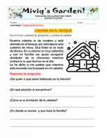 Vista previa - Hojas de trabajo - Lecturitas de Invierno: Comprensión lectora - página 1