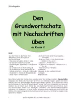 Vorschau - Arbeitsblätter - Deutsch-Sparpaket für Kl. 2 - Deckblatt