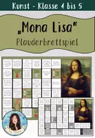 Vorschau - Spiele - "Mona Lisa" von Leonardo da Vinci - Plauderbrettspiel - Deckblatt
