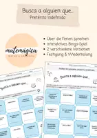 Vorschau - Spiele - las vacaciones - Spiel Busca a alguien que - Deckblatt