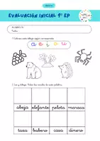 Vista previa - Hojas de trabajo - PACK DE EVALUACIÓN INICIAL EDUCACIÓN PRIMARIA - página 2