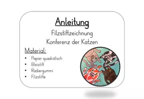 Vorschau - Mal- und Bastelvorlagen - Kunst für jede Jahreszeit - Katzen - Seite 3