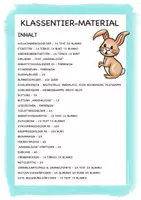 Vorschau - Stationenlernen - Klassentier Materialpaket "Hase" / Hasenklasse (inkl. Clipart!) - Seite 1