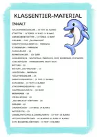 Vorschau - Stationenlernen - Klassentier Materialpaket "Delfin" / Delfinklasse (inkl. Clipart!) - Seite 1