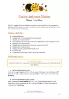 Aperçu - Jeux - Cartes Type Montessori - Animaux marins - Fond blanc - Page 1