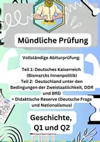 Vorschau - Klassenarbeiten - Mündliche Abiturprüfung: Deutsches Reich & BRD und DDR - Deckblatt