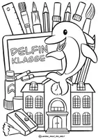 Vorschau - Stationenlernen - Klassentier Materialpaket "Delfin" / Delfinklasse (inkl. Clipart!) - Seite 2