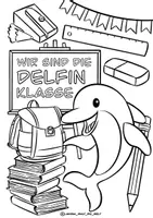 Vorschau - Stationenlernen - Klassentier Materialpaket "Delfin" / Delfinklasse (inkl. Clipart!) - Seite 3
