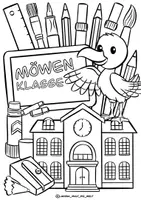 Vorschau - Arbeitsblätter - Klassentier Materialpaket "Möwe" / Möwenklasse (inkl. Clipart!) - Seite 2