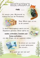 Vorschau - Anderer Materialtyp - Panda Reisetagebuch Vorlage (editierbar) - Seite 1