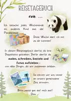 Vorschau - Anderer Materialtyp - Panda Reisetagebuch Vorlage (editierbar) - Seite 2