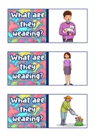 Vista previa - Unidades / Secuencias / Situaciones de Aprendizaje - Clothes Present Continuous Game - Juego Prendas de vestir - página 1
