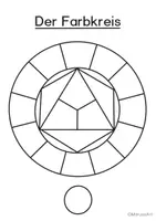 Vorschau - Arbeitsblätter - Farbkreis - Deckblatt